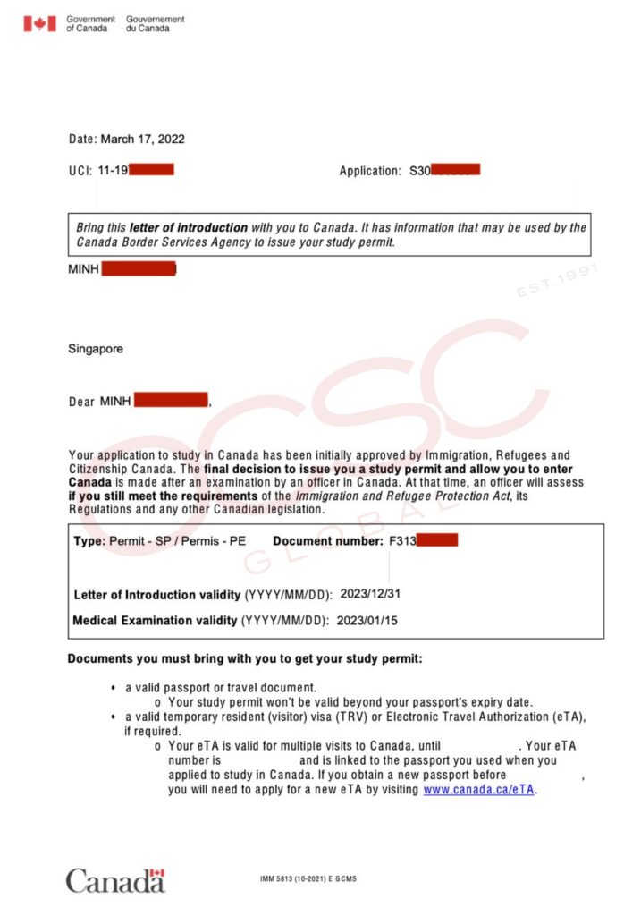 Approval For Canada Study Permit Open Work Permit Visitor Visa