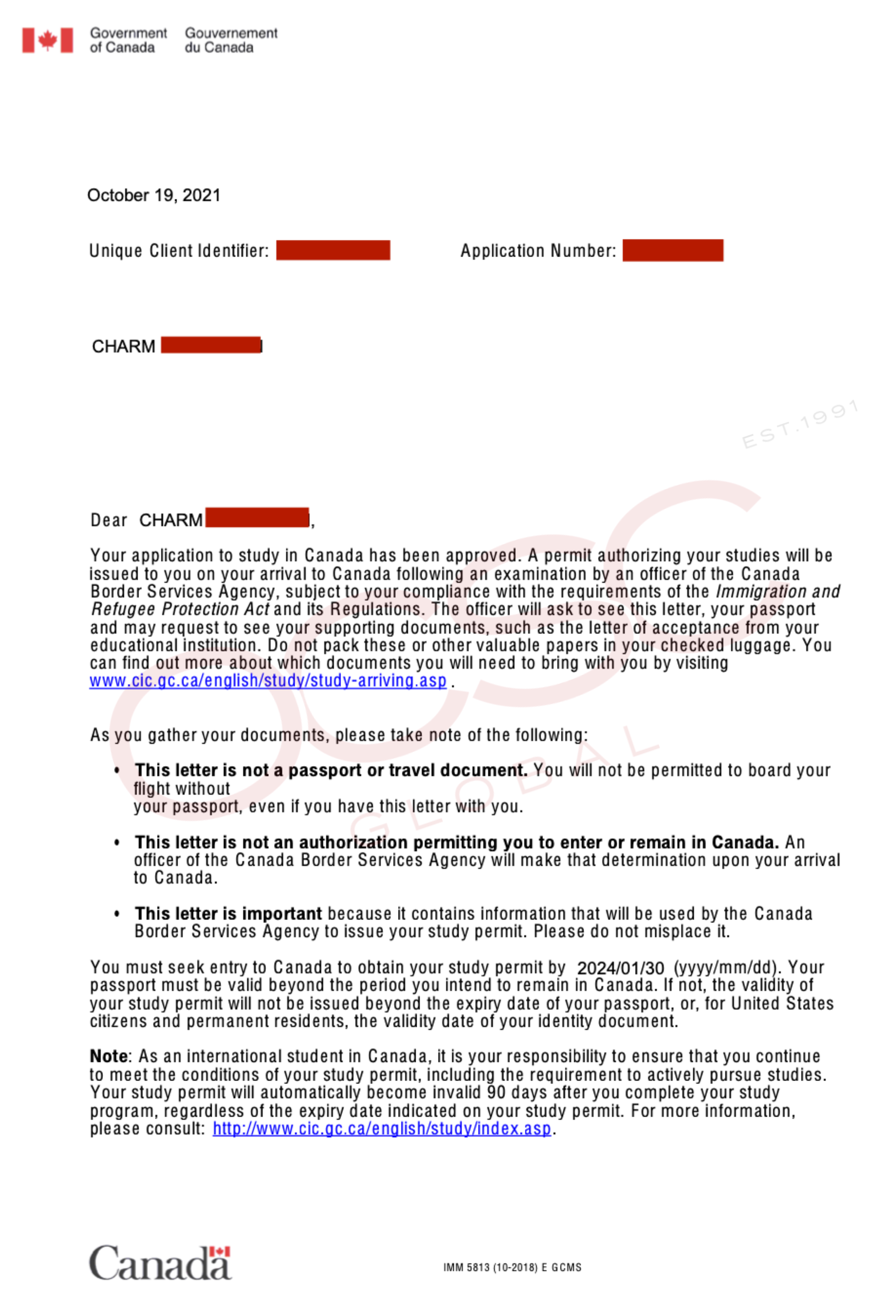 sample cover letter for spouse open work permit canada