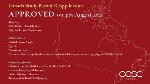 Canada Study Permit application