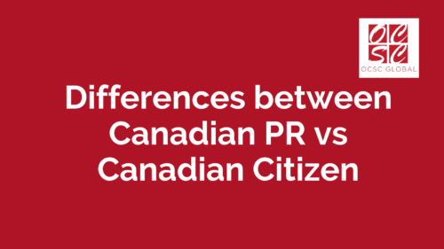 Canadian PR vs Canadian Citizen