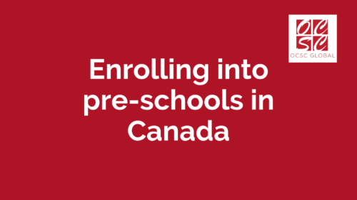Enrolling into Pre-School in Canada