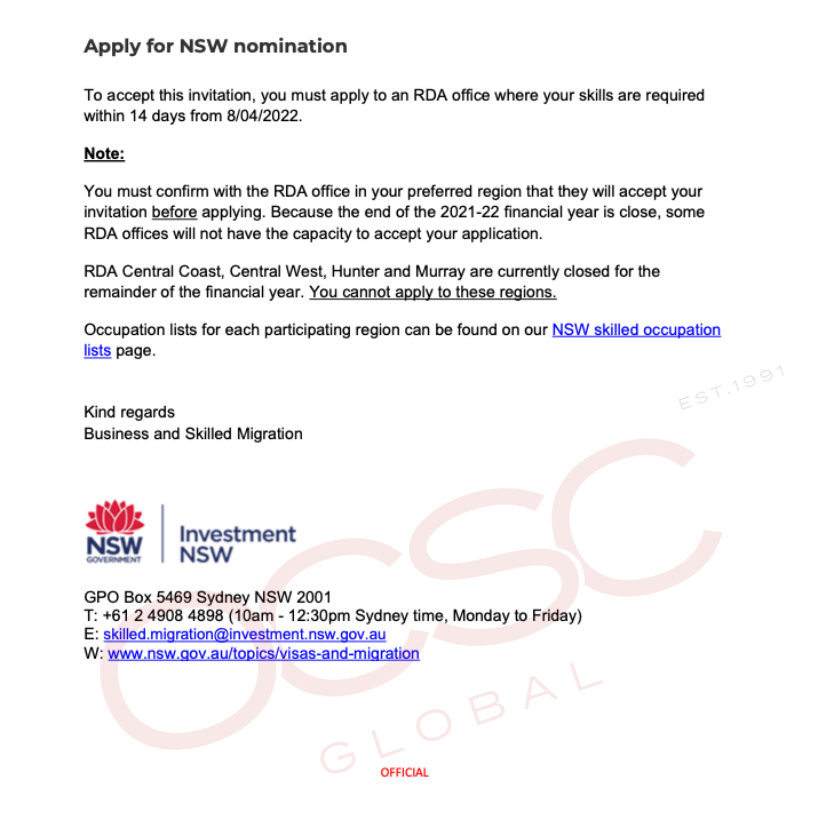 invitation-to-apply-for-nsw-nomination-subclass-491-ocsc-global