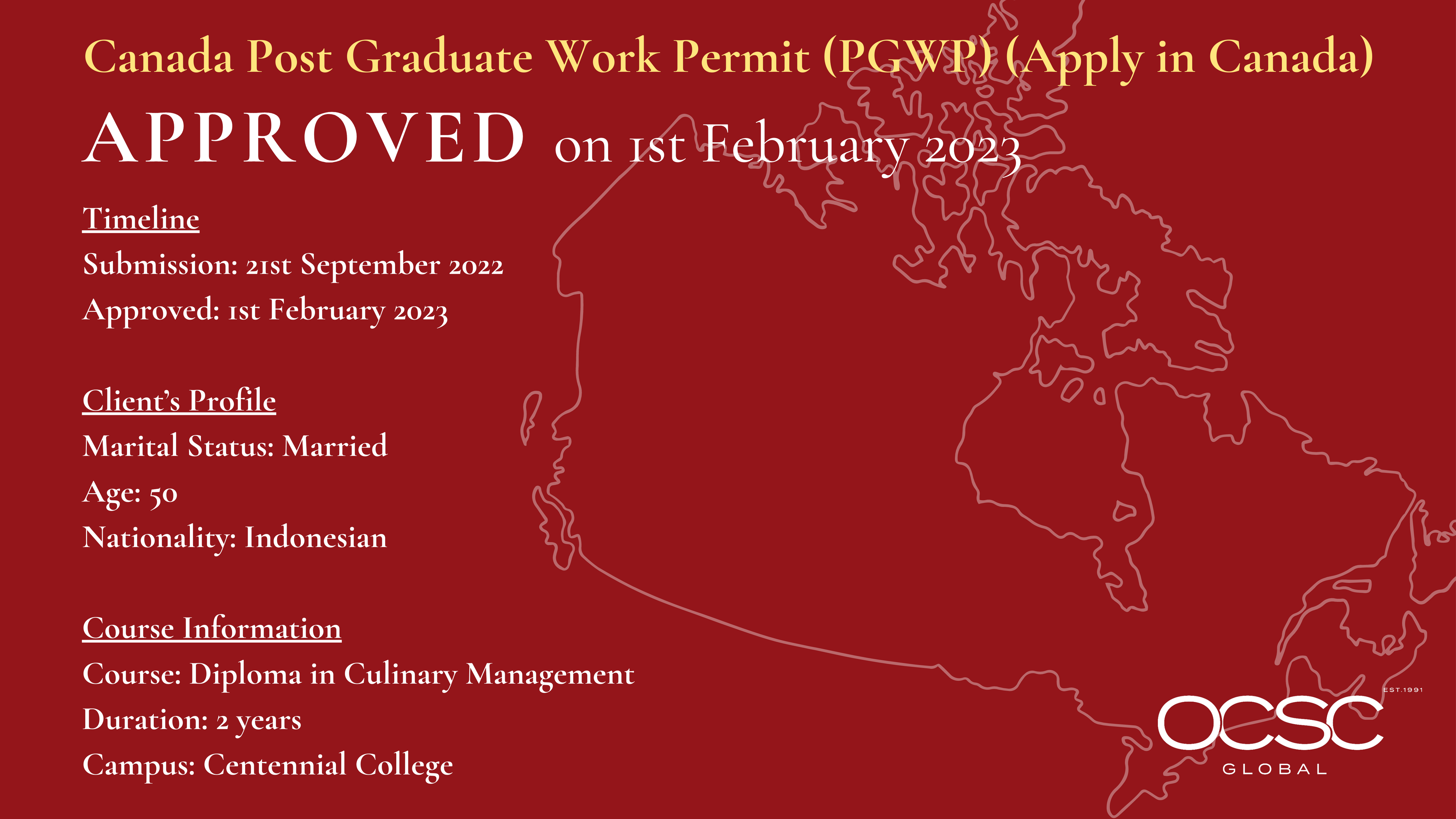 Approval For Canada Post Graduate Work Permit (PGWP) Apply In Canada ...