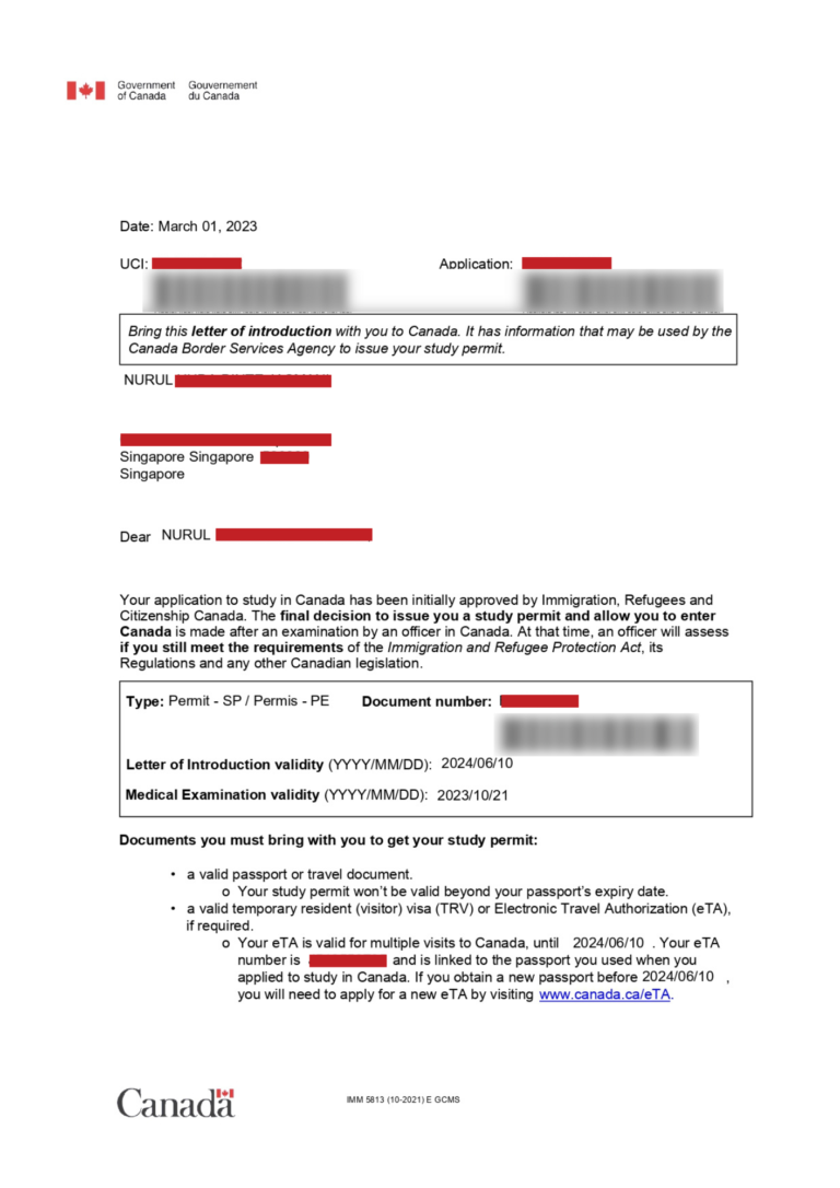 Nurul's Letter of Introduction