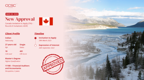 Shenelle with her Canada ITA documentation