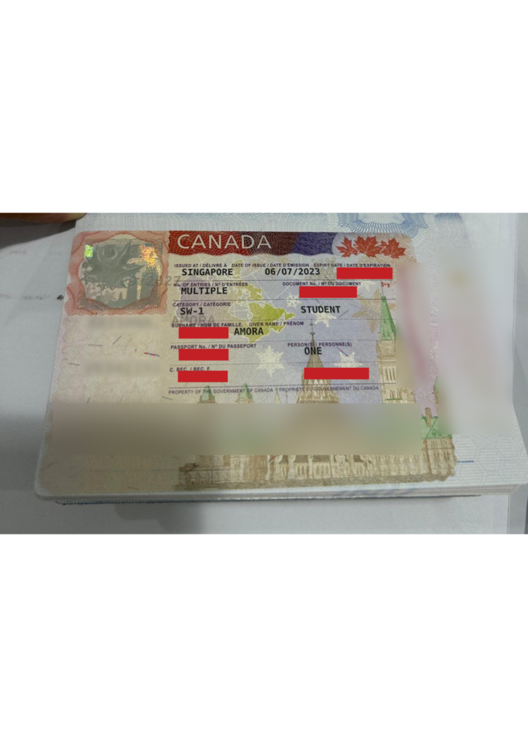 Amora's Canada Study Visa
